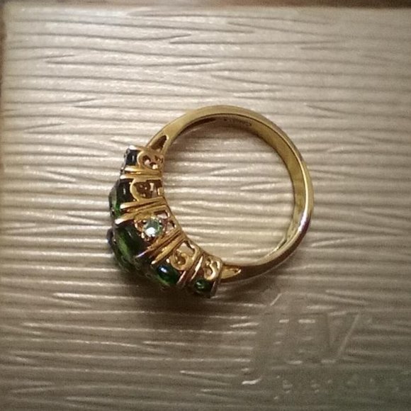 Beautiful chrome diopside ring - Picture 12 of 12